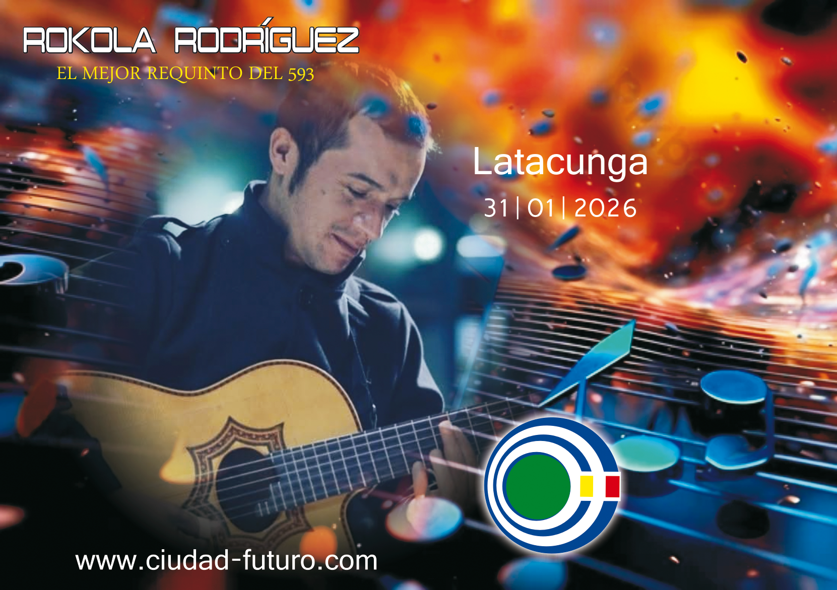 Rokola Rodríguez y su trio en ciudad del volcan Latacunga